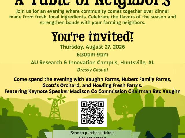 Farm to Table: A Table of Neighbors