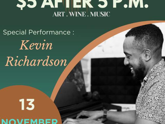 $5 after 5 P.M. with Kevin Richardson, Piano