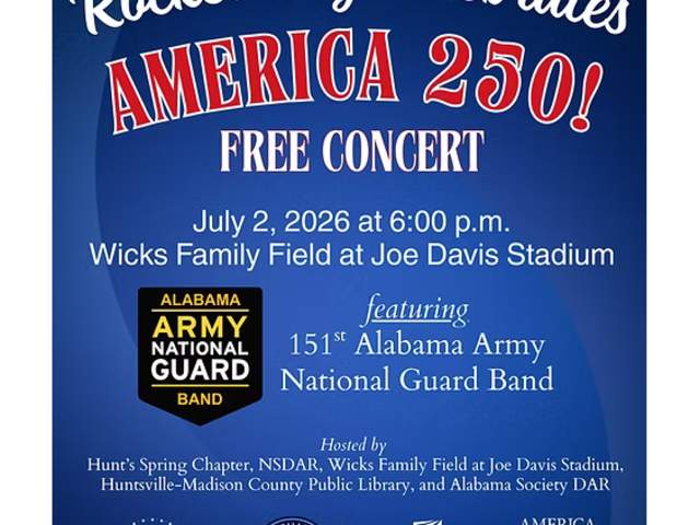 Rocket City Celebrates America 250 Free Concert