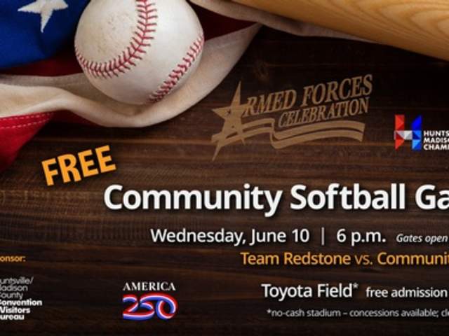 2026 Armed Forces Celebration: Community Softball Game