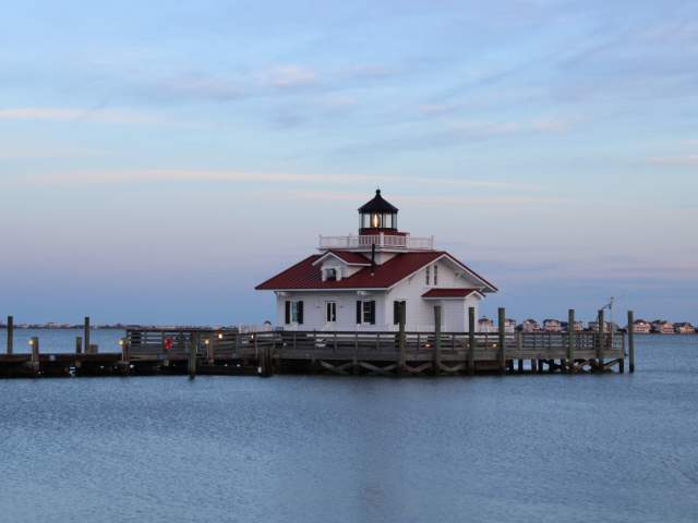 The Roanoke Marshes Lighthouse