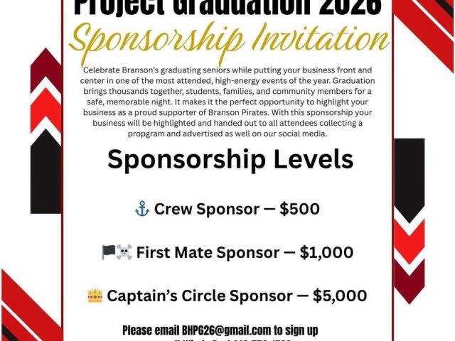 Branson High School Project Graduation 2026