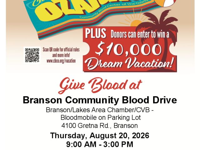 Branson Chamber Community Blood Drive