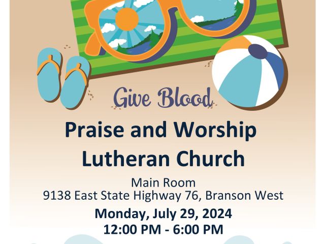 Praise and Worship Lutheran Church Blood Drive