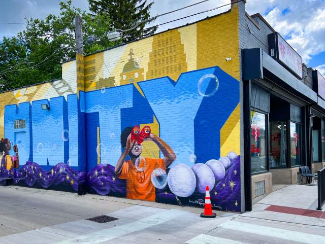 UNITY mural in Southeast Fort Wayne on Pontiac Street