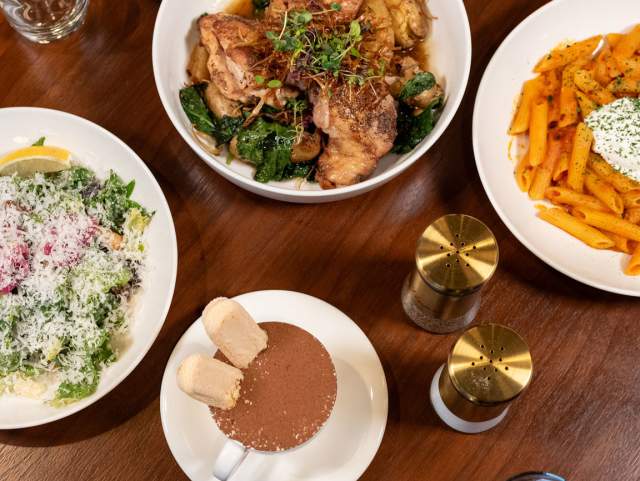 A romantic dinner for two at Arbor at the Bradley in Fort Wayne, with salad, 2 entrees, and dessert.