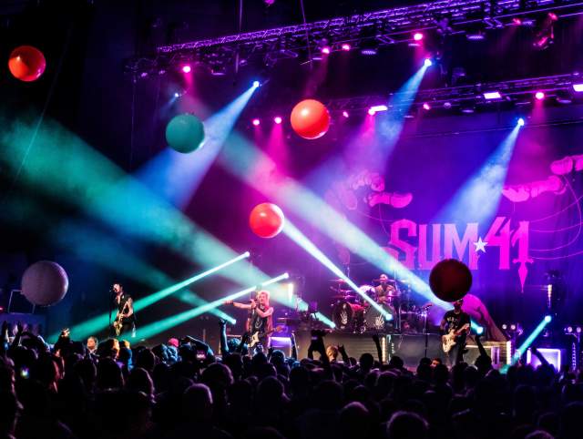 Sum 41 performs at the Clyde Theatre in Fort Wayne