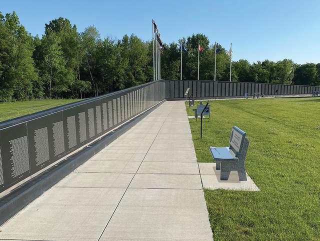 Vietnam Memorial Wall at the Veteran's National Memorial Shrine and Museum