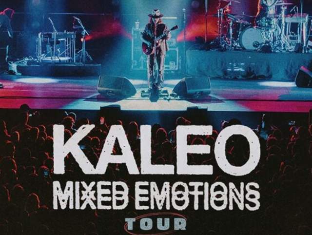 Kaleo - Mixed Emotions Tour poster for the Clyde Theatre in Fort Wayne.