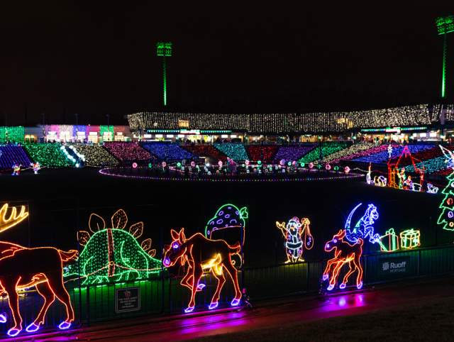 Parkview Field Holiday Lights