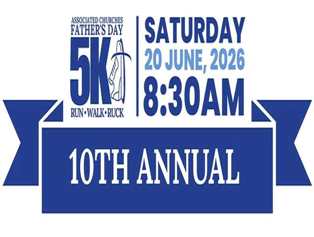 7:30am - Check-In  8:15am - Free Kid's Fun Run  8:30am - Father’s Day 5K
