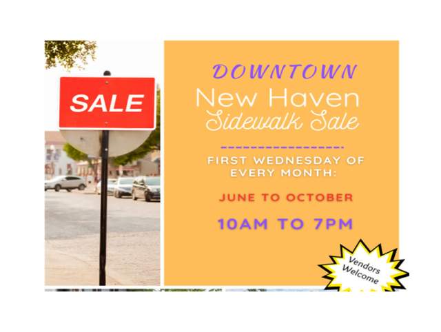 First Wednesdays - Sidewalk Sale