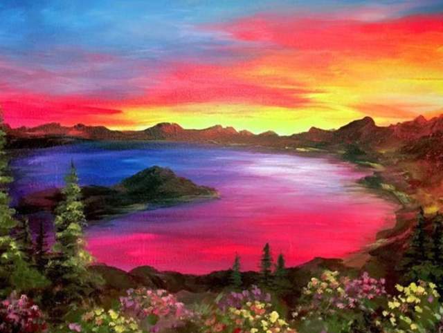 Paint and Sip America the Beautiful Series