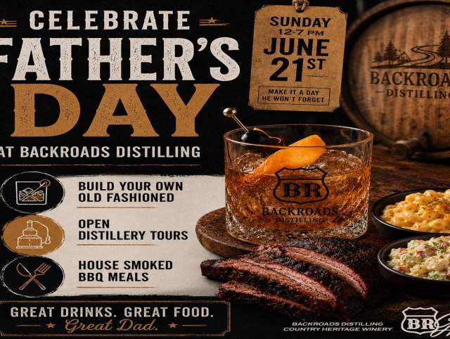 Image advertising Cruise-In & Father’s Day Distillery Experience