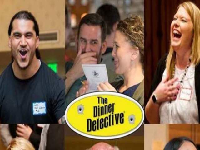 Promotion photo from website for The Dinner Detective Fort Wayne at the Courtyard by Marriott Downtown Fort Wayne