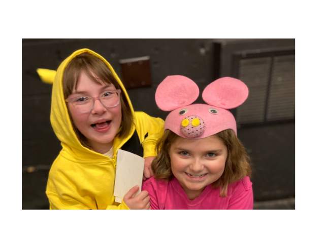 Kids excited to be wearing there costumes for the Dramagination for Grades K–3