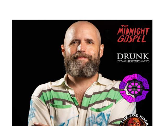 Promotional photo of Duncan Trussell from his website. He will be performing in Fort Wayne at Summit City Comedy Club on February 26, 27 & 28, 2026.