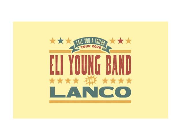 Promotional image for WTHD Thunder Country Presents: Eli Young Band and LANCO – Call You A Friend Tour 2026