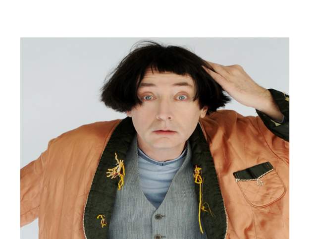 Promotional photo of Emo Phillips from his website. He will be performing in Fort Wayne at Summit City Comedy Club on February 19, 20 & 21, 2026.