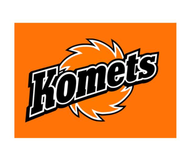 Komets ice rink in promotion for Fort Wayne Komets Hockey vs. Indy Fuel