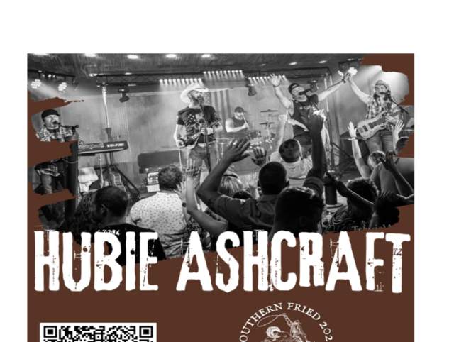 Promotional image for the Hubie Ashcraft @ The Fairfield