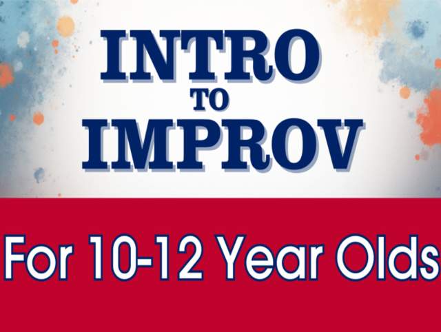 Intro to improv workshop for kids.