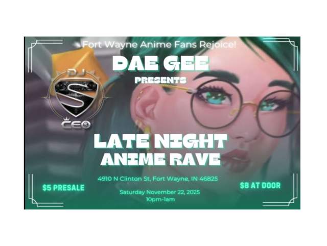 Anime Rave at Dae Gee Late Night