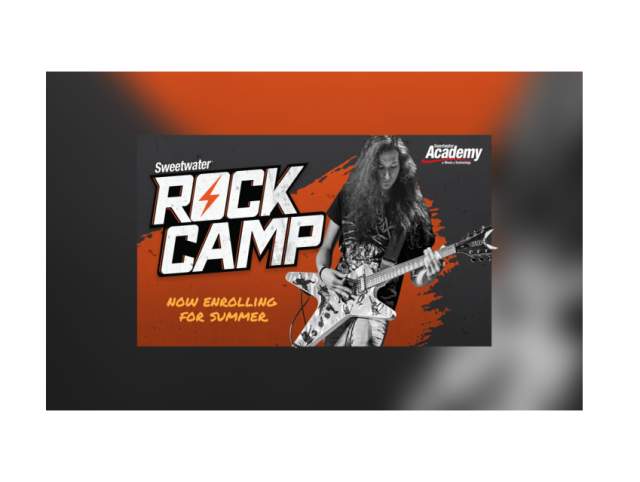 Promotional image for Rock Camp located at Sweetwater Academy of Music & Technology.
