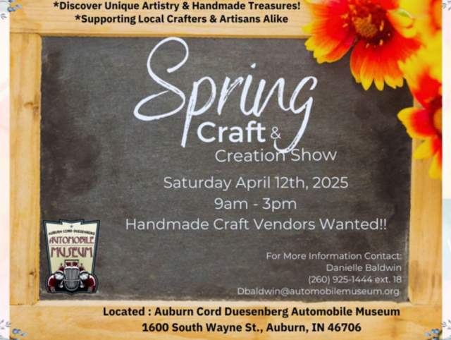 Spring Craft & Creation Show + Free Admission Day