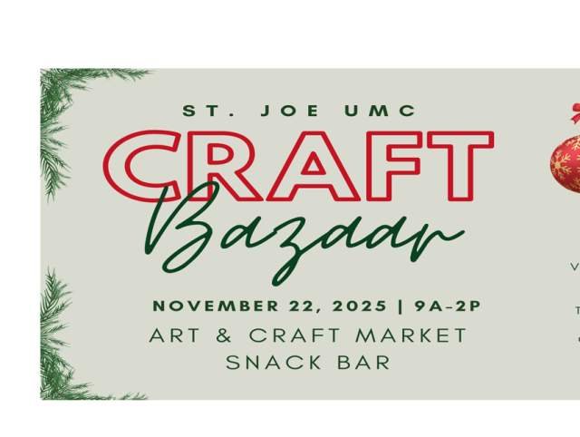 St. Joe UMC Craft Bazaar