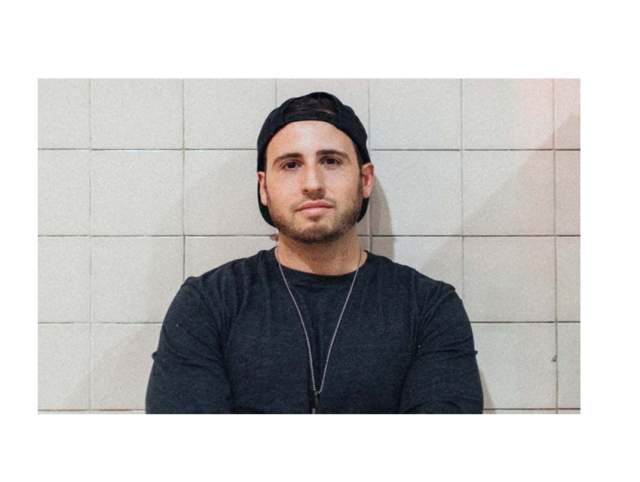 Wooli looking at the camera for his performance at Pieres Entertainment Center