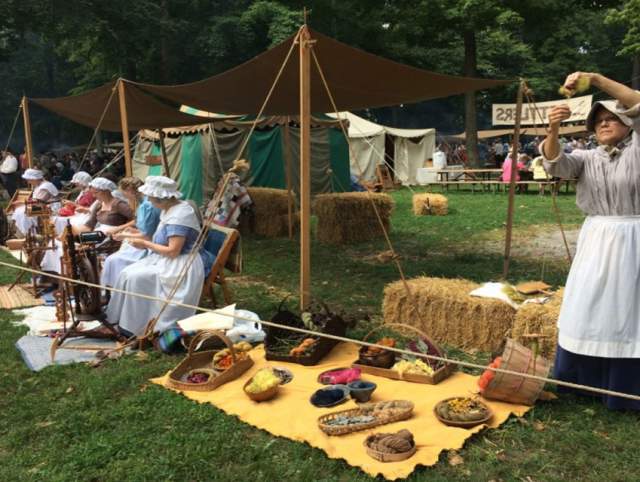 Settlers' Pioneer Village at Johnny Appleseed Festival