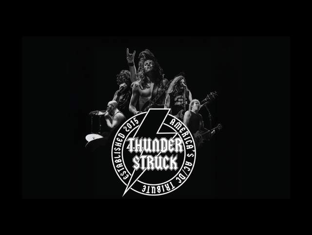 Promotional image for Thunderstruck: America's AC/DC Tribute. Coming to Fort Wayne 5/9/2026 at the Clyde Theatre.