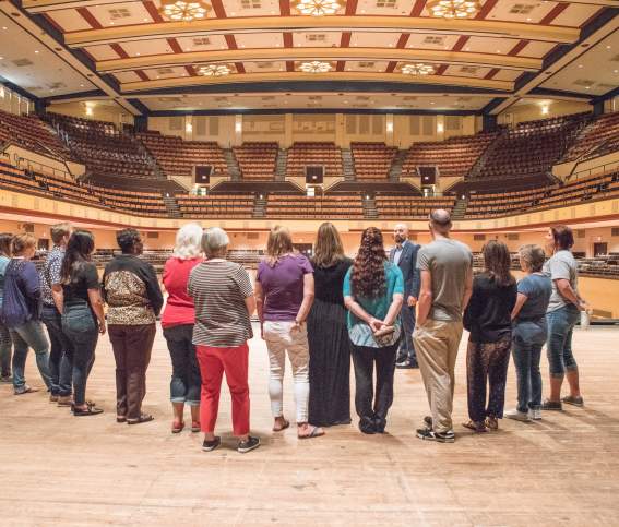 Backstage Music Tour at Shreveport Municipal Auditorium