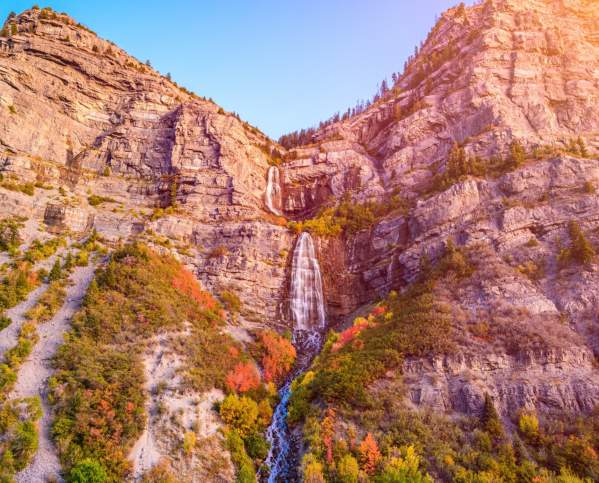 fall bridal veil falls