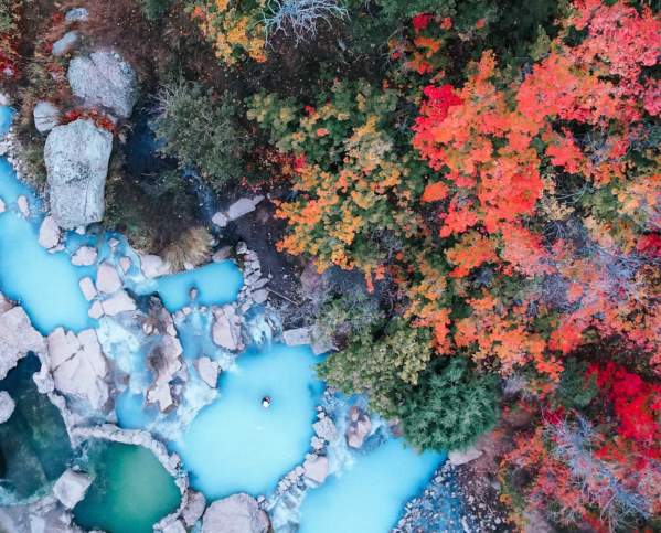 fifth water hotsprings fall