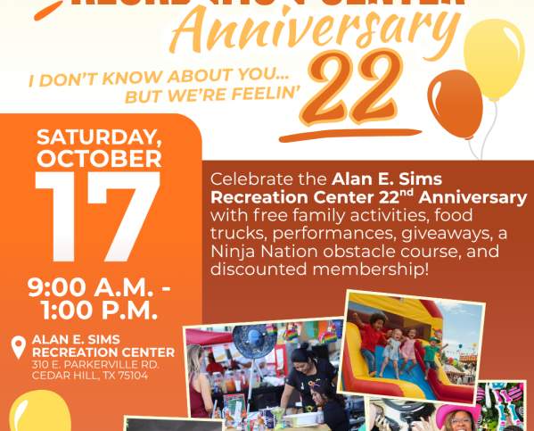 Alan E. Sims Recreation Center 22nd Anniversary Celebration