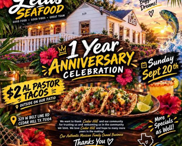 Lela's Seafood 1-Year Anniversary Celebration