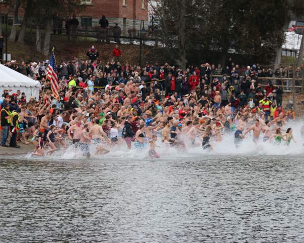 Polar Plunge - First Day in Lake George