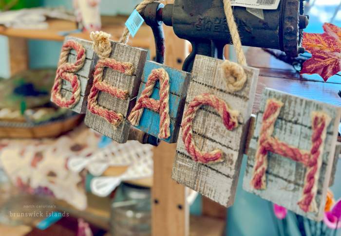 Shopping in NC's Brunswick Islands