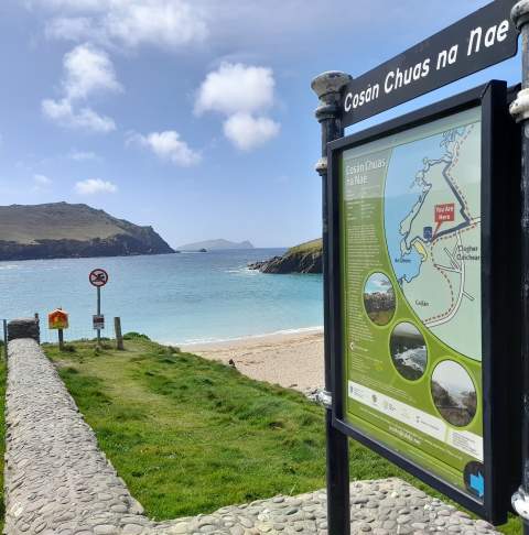 Kerry West Dingle peninsula Clogher beach Walks Sign cosan chuas na nae JoanneMcCarthy 2