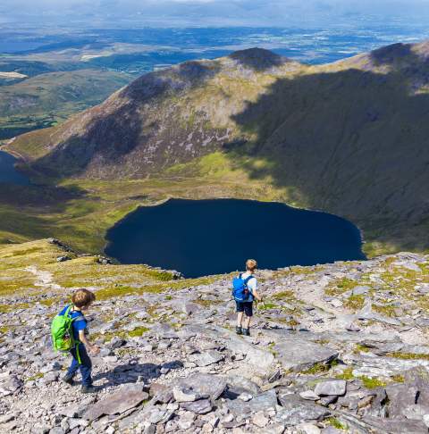 McGillicuddy Reeks Boys Walking Carrauntoohil