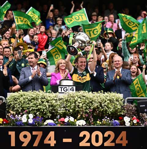 Kerry Ladies Winning All Ireland