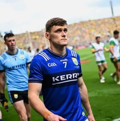 Kerry GAA Senior team walk in Croke Park