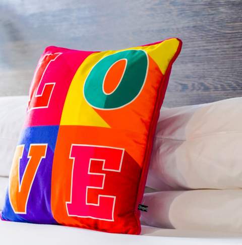 VISIT hero WHERE TO STAY BASE DINGLE ALTERNATIVE ACCOMMODATION close up cushion bed