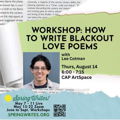 Workshop: How to Write Blackout Love Poems