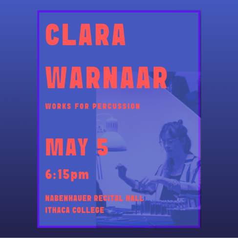 Clara Warnaar, percussion