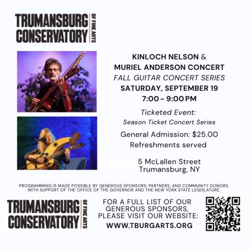 Fall Guitar Series: Kinloch Nelson & Muriel Anderson Concert