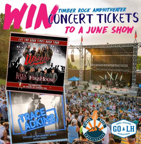 Enter to win Trace Adkins or Warrant concert tickets.