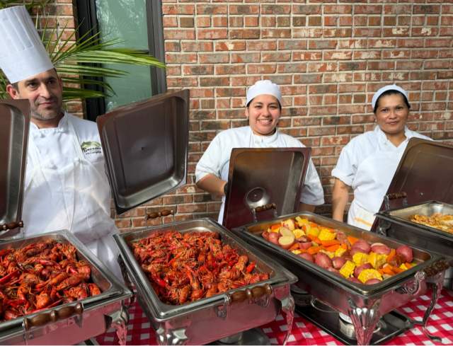 Crawfish Boil at Brennan's